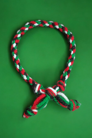 Handmade Bracelet in the Colors of the Palestinian Flag (Pack of 3)