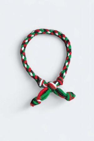 Handmade Bracelet in the Colors of the Palestinian Flag (Pack of 3)