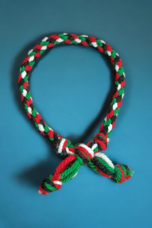 Handmade Bracelet in the Colors of the Palestinian Flag (Pack of 3)