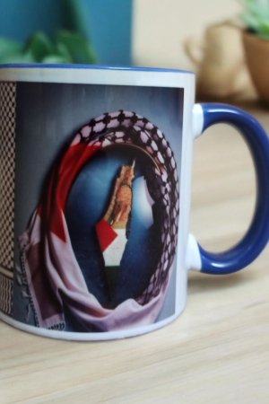 Mug of Palestinian Keffiyeh Scarf